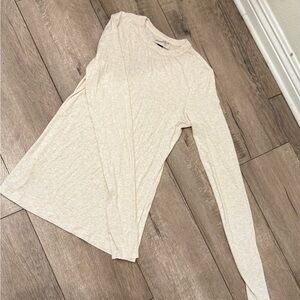 Target Cream Women's Long Sleeve Blouse